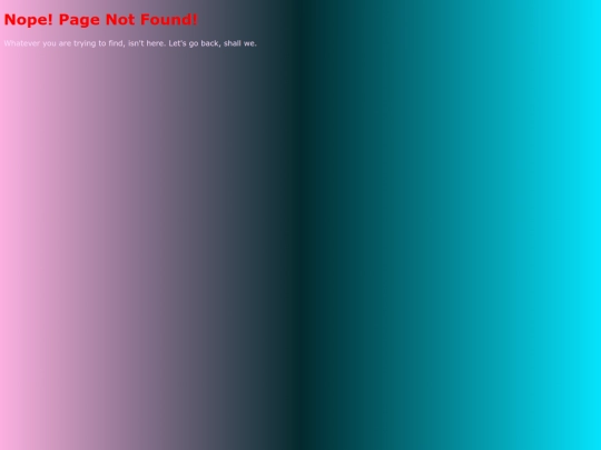 not_found screenshot
