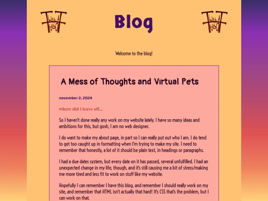 blog screenshot