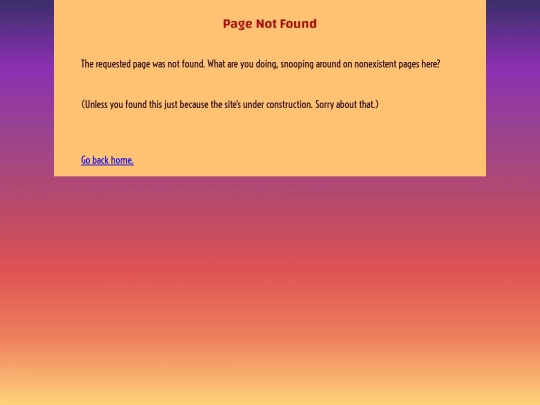 not_found screenshot
