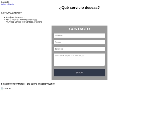 contacto screenshot