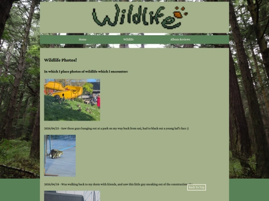 wildlife screenshot
