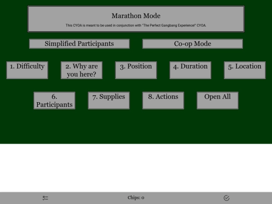 CYOAs/Marathon screenshot
