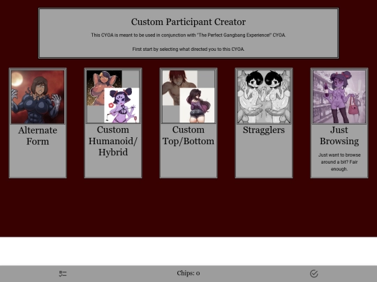 CYOAs/People screenshot