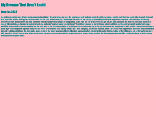 Dreamingnotlucid screenshot