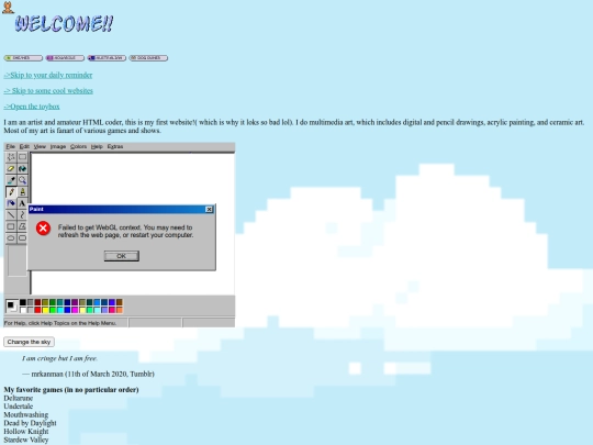 index screenshot