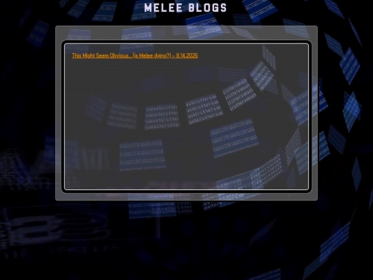 meleeblogs screenshot
