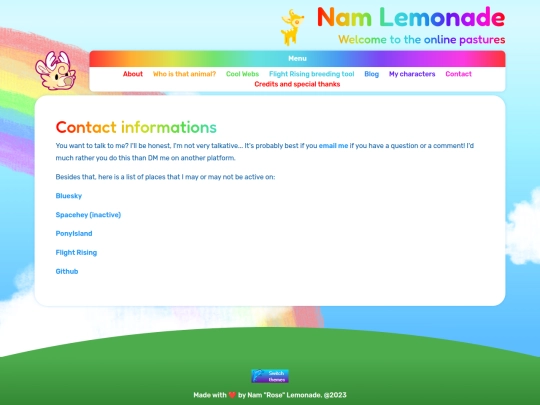 contact screenshot