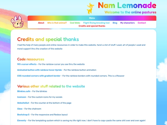 credits screenshot