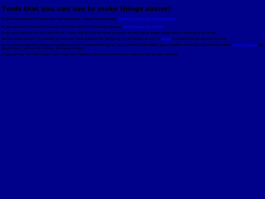 UsefulToolsOrWebsites screenshot