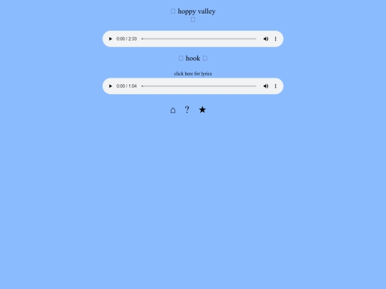 music-page screenshot