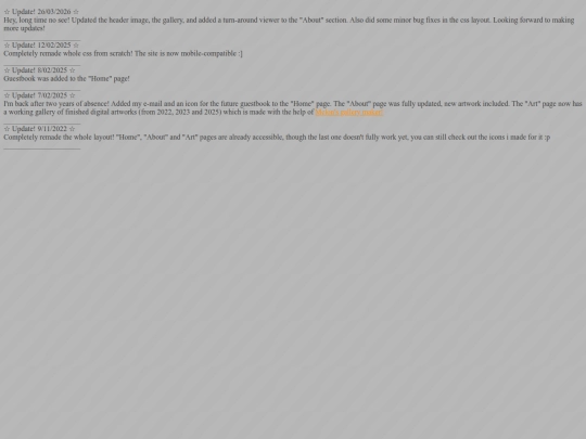 updates screenshot