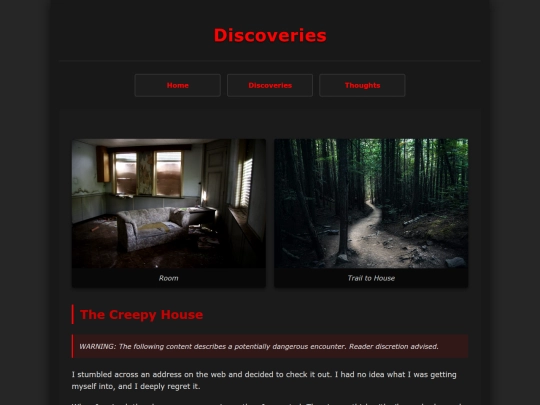 Discoveries screenshot