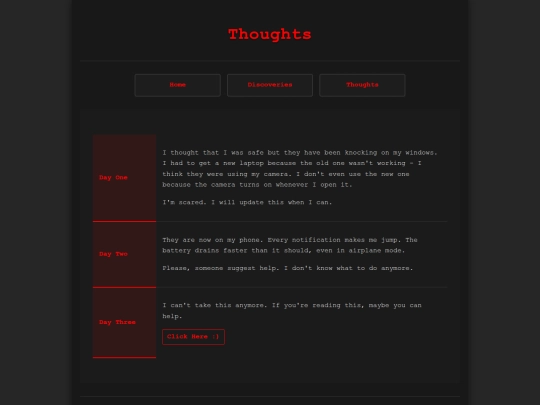 Thoughts screenshot