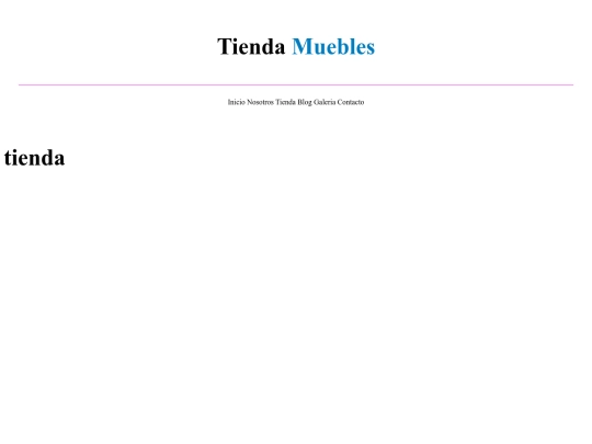 tiendamuebles/tienda screenshot