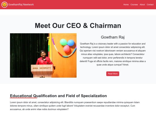 About CEO screenshot
