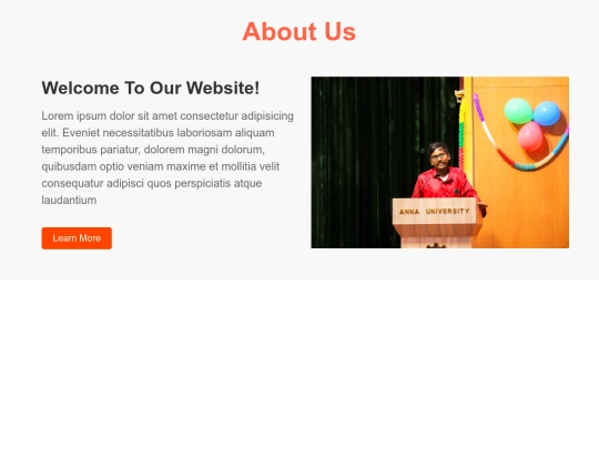 About Us/about screenshot
