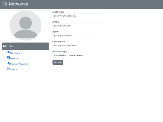 Learner Profile/elearning screenshot