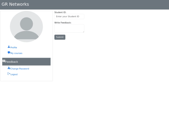 Learner Profile/feedback screenshot