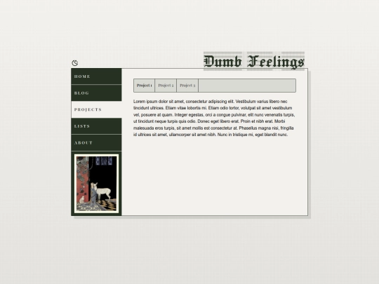 projects screenshot