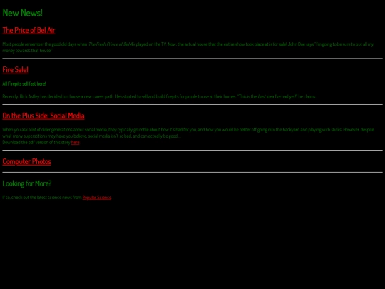 index screenshot