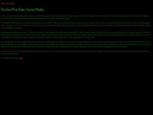 social screenshot