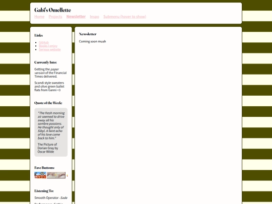 newsletter screenshot