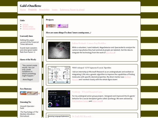 projects screenshot