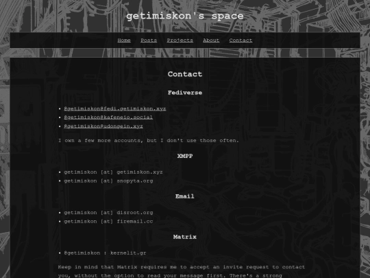 contact screenshot