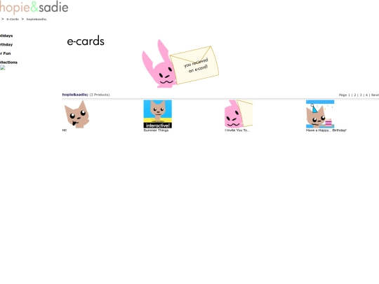 ecards screenshot