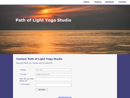 contact screenshot