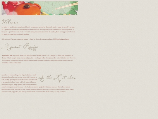 personal/recipes/welc screenshot