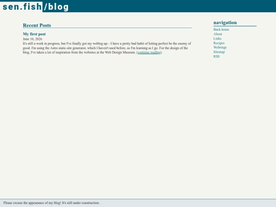blog screenshot