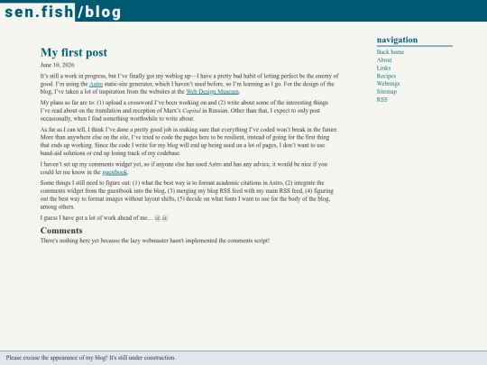 blog/posts/first-post screenshot