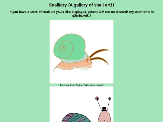Snaillery screenshot