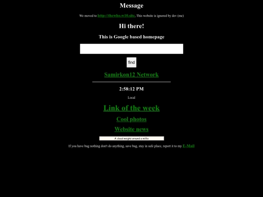 web screenshot