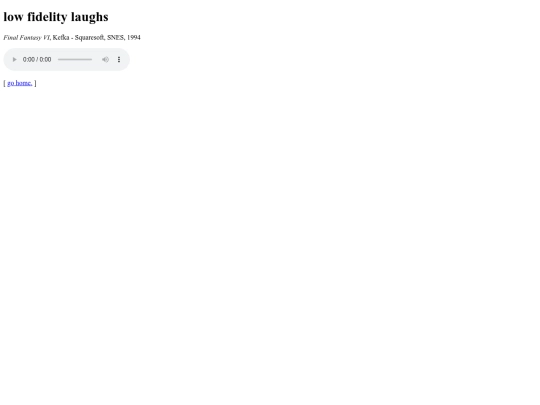 img/lowFidelityLaughs screenshot