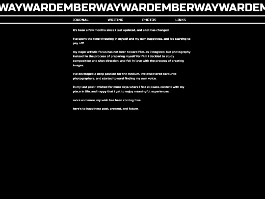 projects/blog/moreDaysLikeThat screenshot