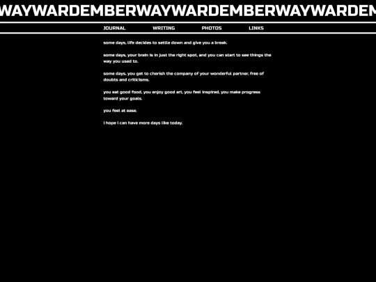 projects/blog/moreDaysLikeThis screenshot