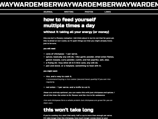 projects/writing/easyChickpeas screenshot