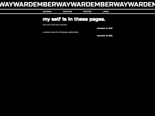 writing screenshot