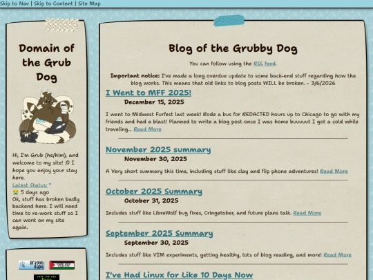 blog/1 screenshot