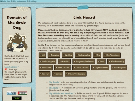 linkhoard screenshot