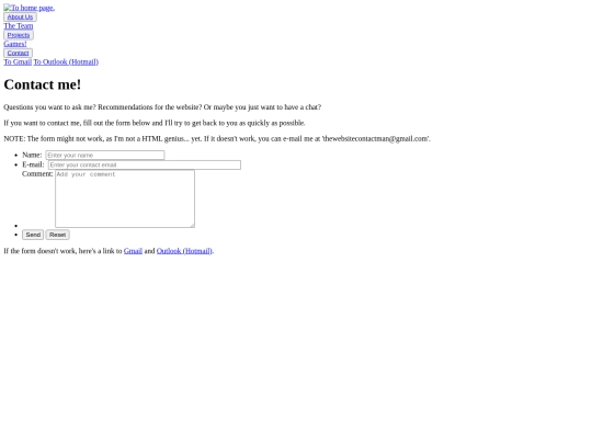 Contact screenshot