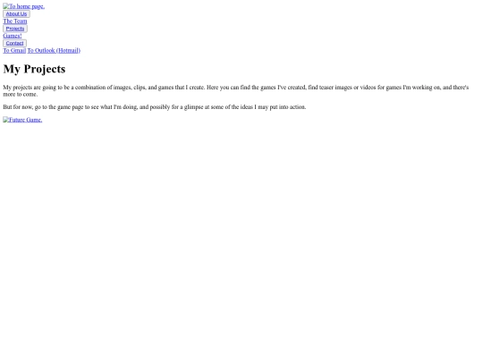 Projects screenshot