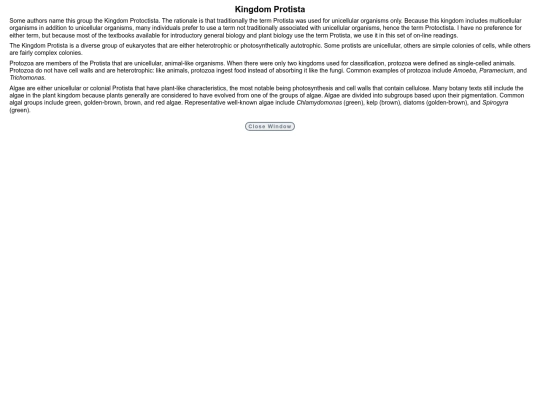 readings/protista screenshot