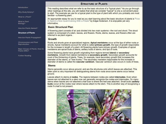 readings/structure screenshot