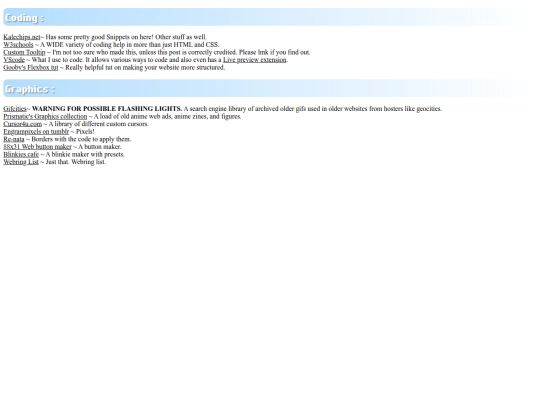 resources screenshot