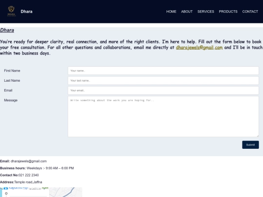 contact screenshot