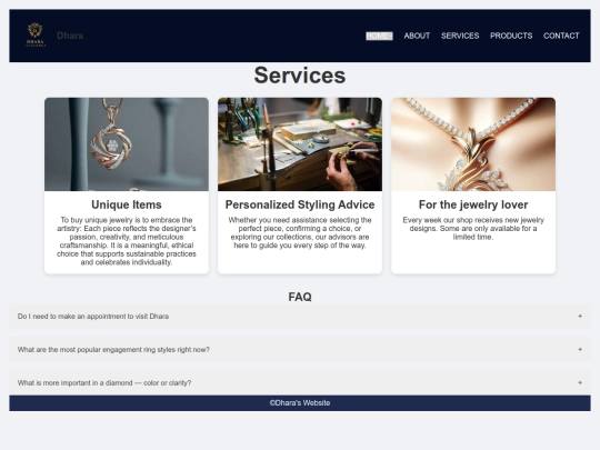 services screenshot