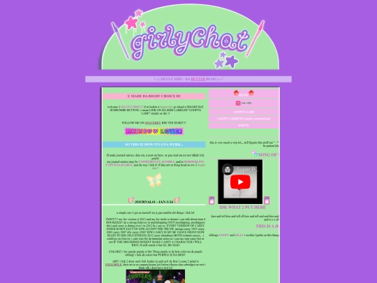 sillyzblog screenshot